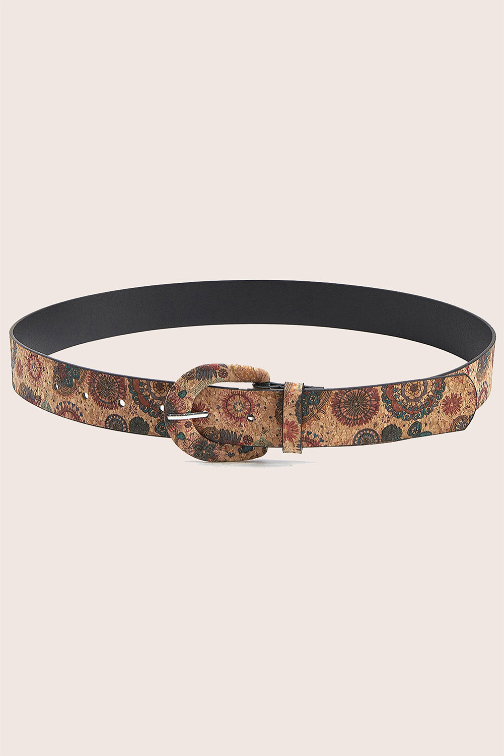 Cinnamon Vintage Floral Buckle Waist Belt